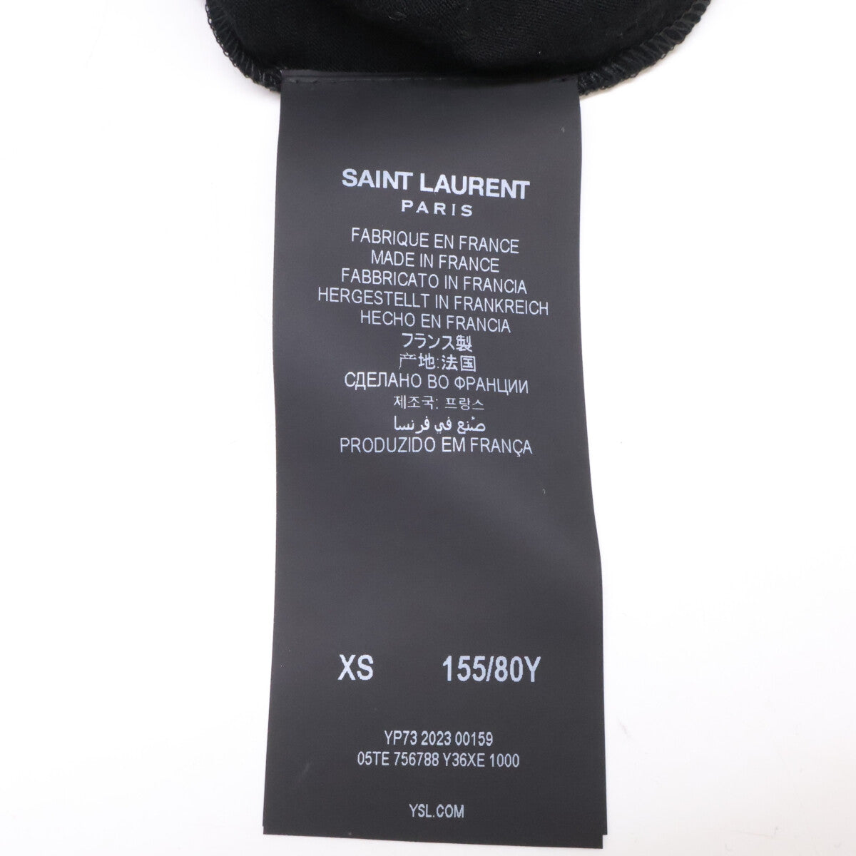 Yves Saint Laurent 【Excellent Condition/Domestic Authorized Product/Manufactured in 2023】756788 Wool T-Shirt Long Dress/One-Piece