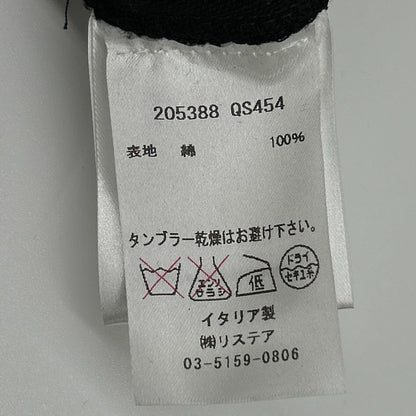 ALEXANDER McQUEEN アレキサンダーマックイーン ブラック 08年 205388 コットン ベロア パンツ ボトムス