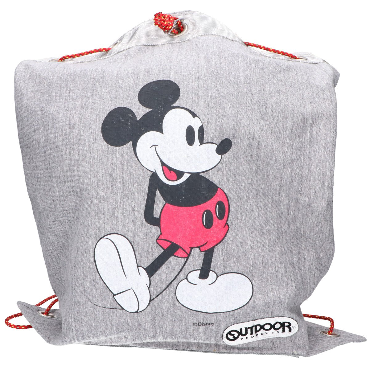Ron Herman ロンハーマン ×OUTDOOR ×Disney グレー ミッキー ナップサック ユニセックス リュック バックパック