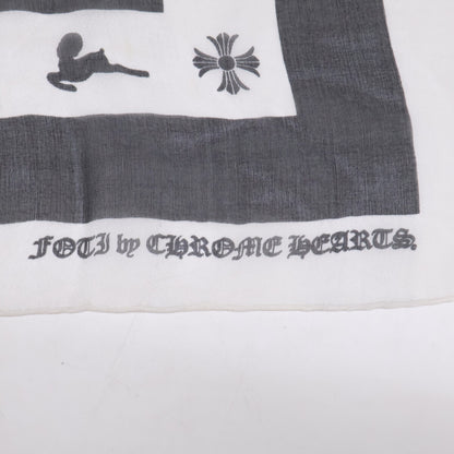 Chrome Hearts クロムハーツ by FOTI フォティ スカル シルク スカーフ