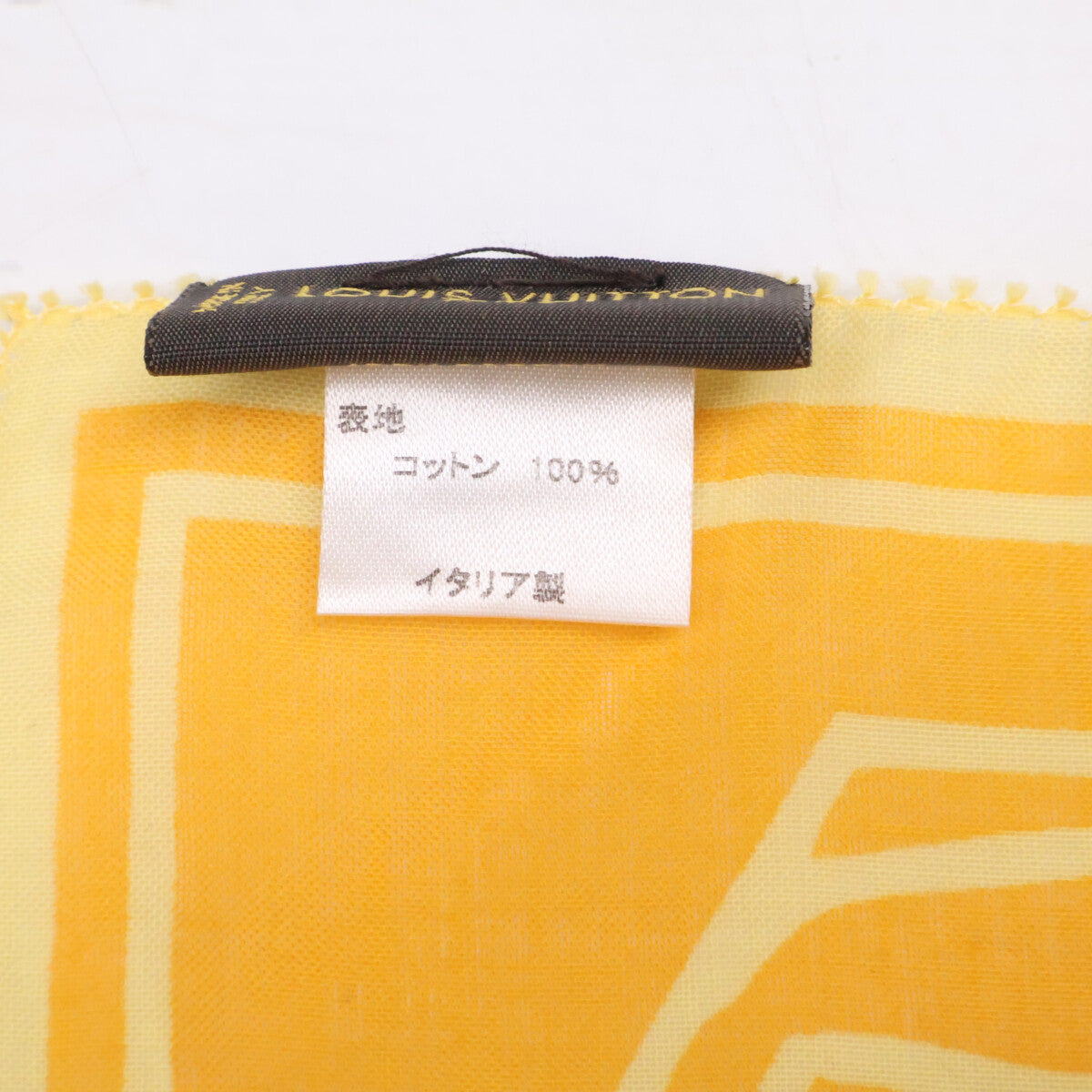 LOUIS VUITTON ルイヴィトン 【美品/国内正規】イパネマ モノグラム コットン スカーフ