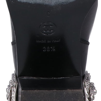 CHANEL シャネル カメリア ライオン バックル ロングブーツ シューズ