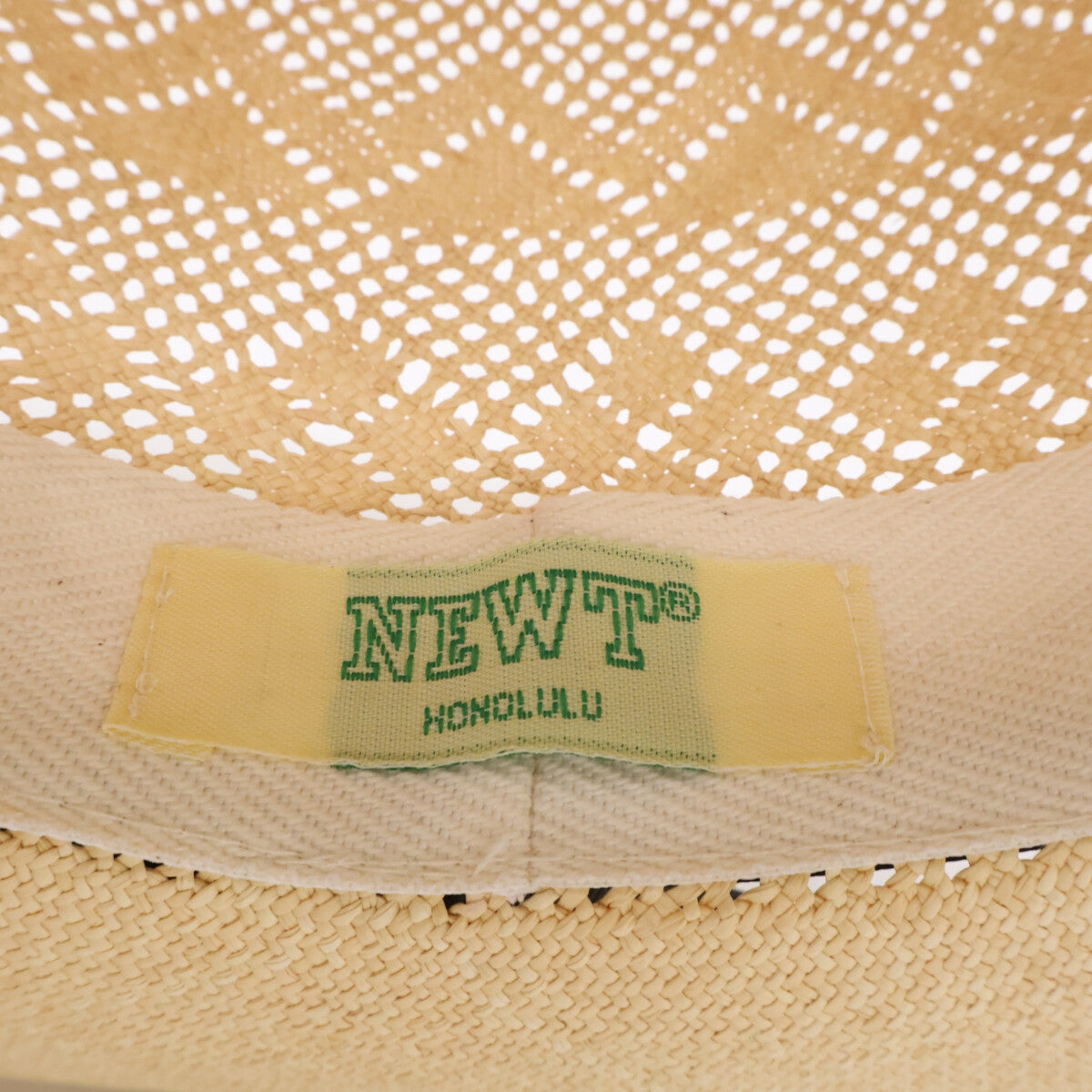 【SALE】 NEWT ニュート 【美品】リボン パナマハット 帽子