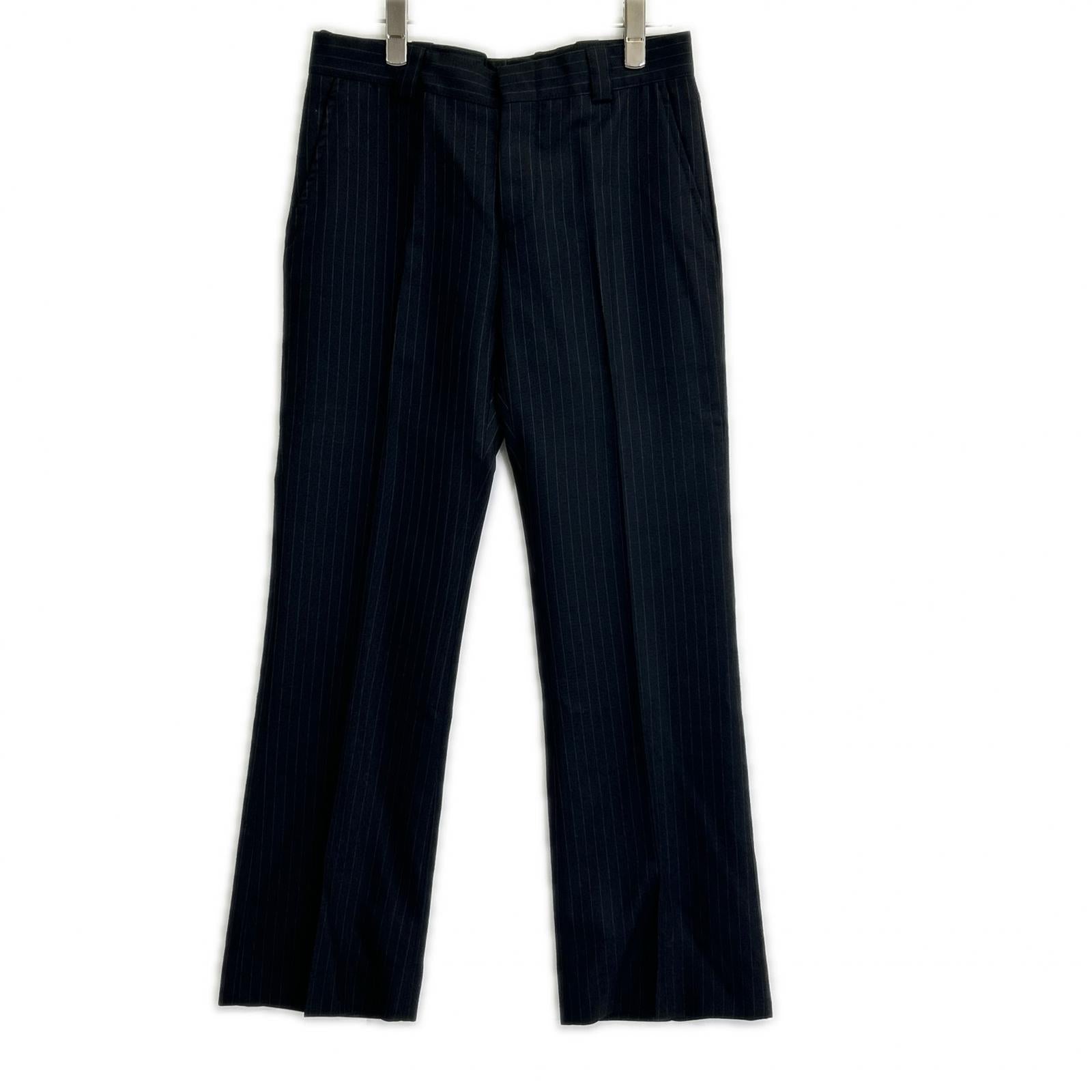 GUCCI グッチ 201-1110-4209 ブラック ピンストライプ パンツ ボトムス