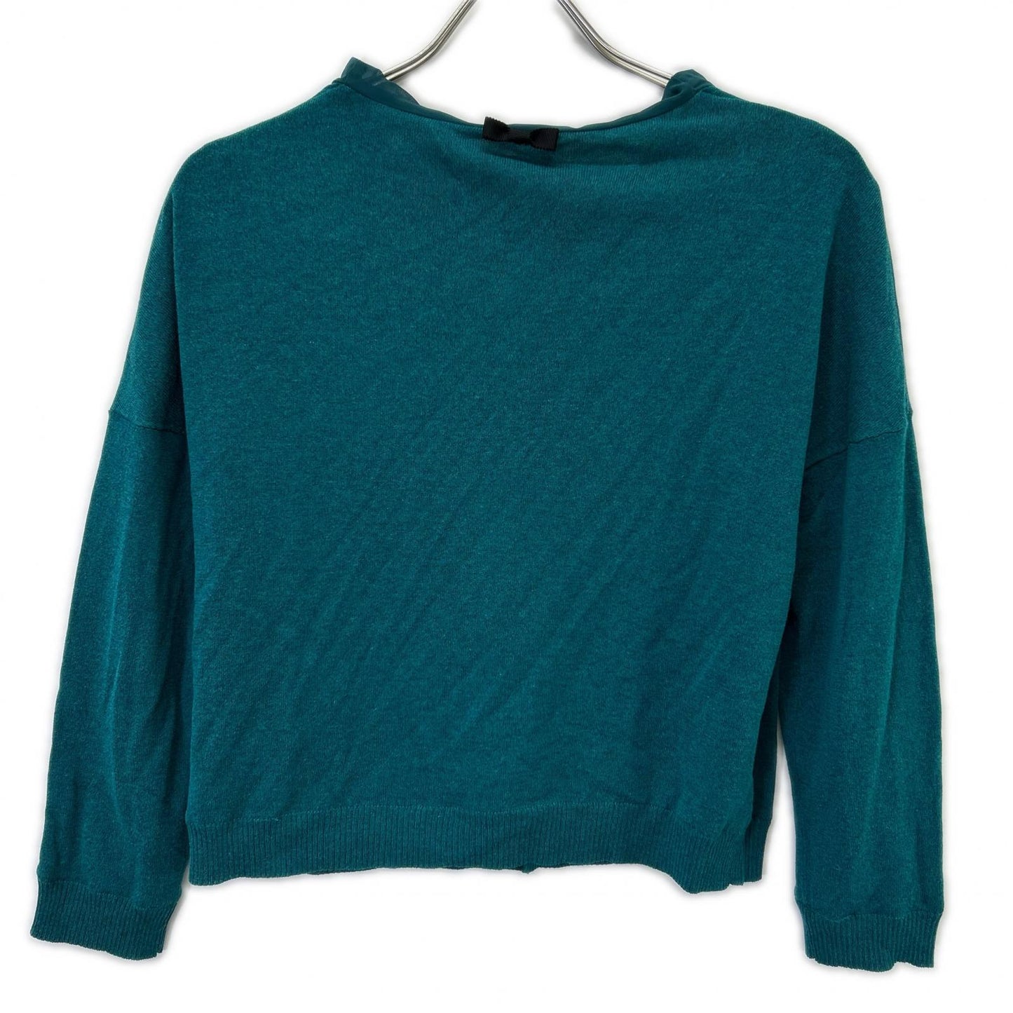 LANVIN en Bleu ランバンオンブルー 3336827 グリーン レーヨンコットン ニット カーディガン トップス