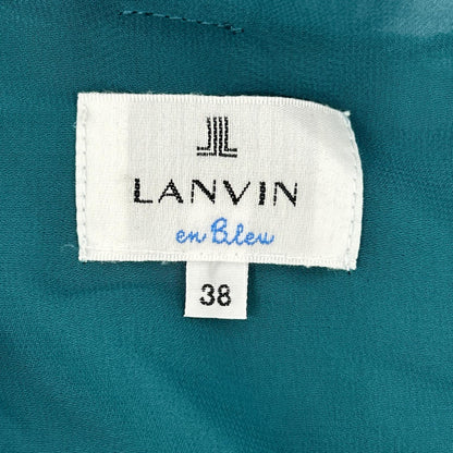 LANVIN en Bleu ランバンオンブルー 3336827 グリーン レーヨンコットン ニット カーディガン トップス
