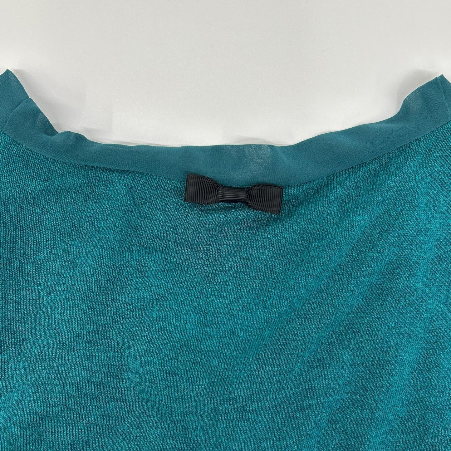 LANVIN en Bleu ランバンオンブルー 3336827 グリーン レーヨンコットン ニット カーディガン トップス
