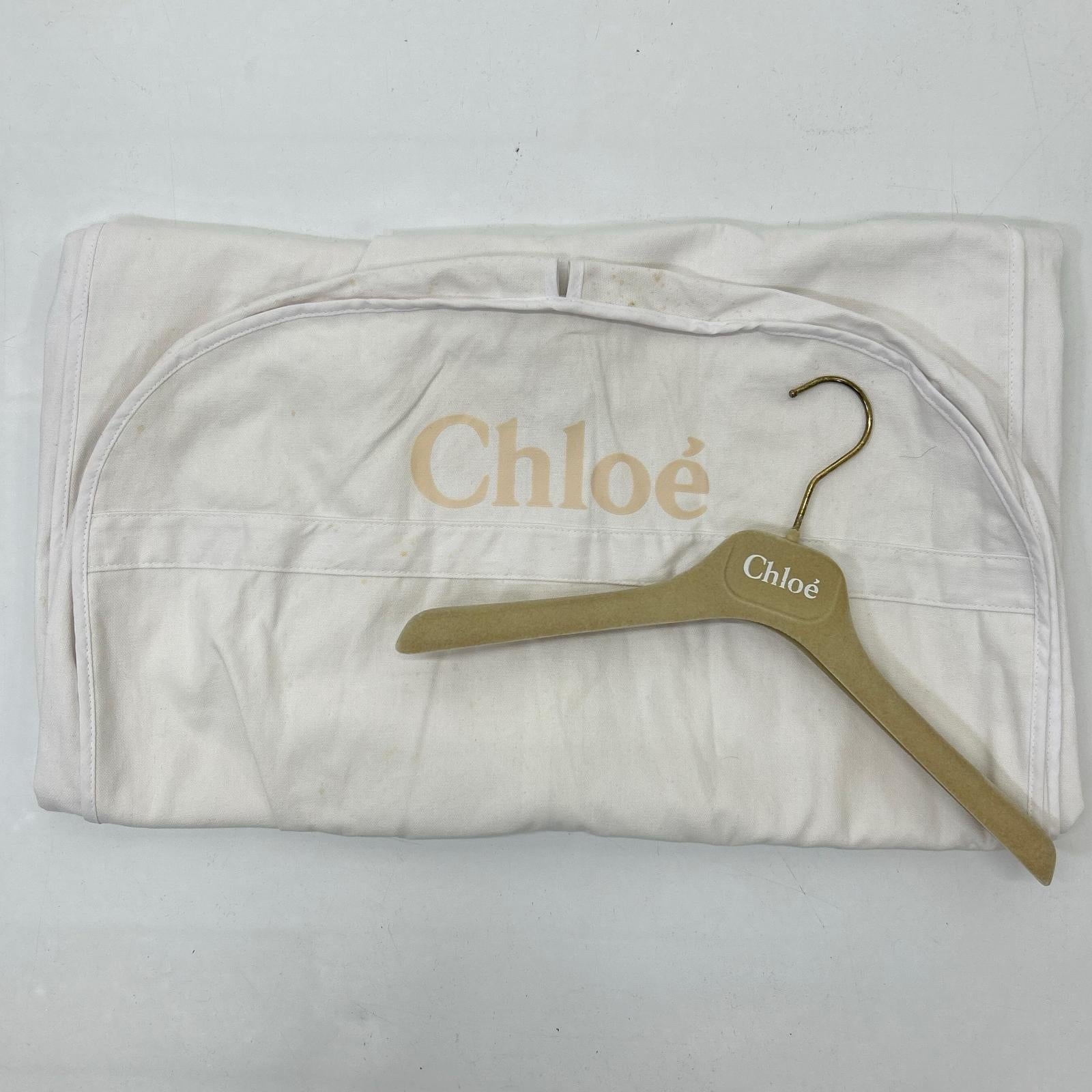 Chloe クロエ 11AMA29-11A061 ネイビー ウール ステンカラー 比翼 ロングコート コート