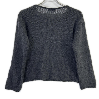 GUCCI グッチ 256-1174-8280 グレー カシミヤ ニット セーター トップス