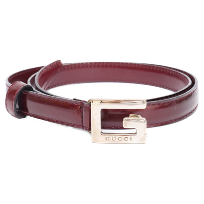 GUCCI グッチ 【美品】037.194.0969 Gロゴバックル レザー ベルト