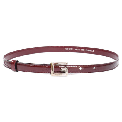 GUCCI グッチ 【美品】037.194.0969 Gロゴバックル レザー ベルト