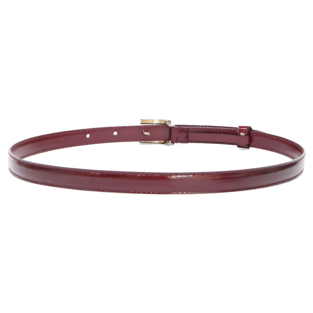 GUCCI グッチ 【美品】037.194.0969 Gロゴバックル レザー ベルト