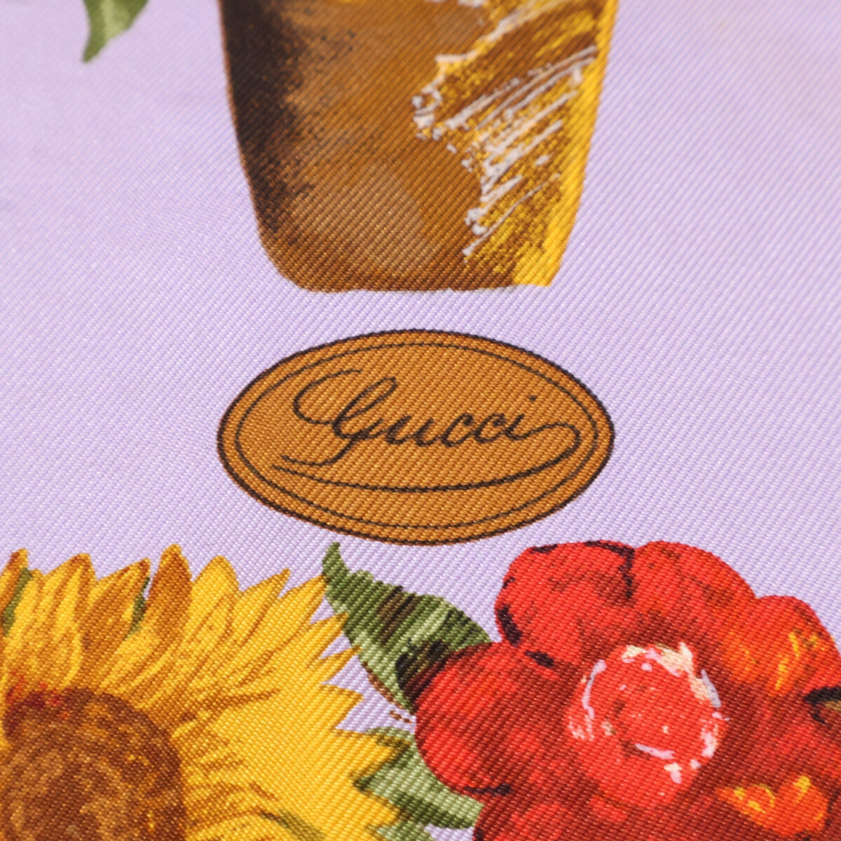 GUCCI グッチ 【美品】フラワー柄 シルク スカーフ – style-eco.shop