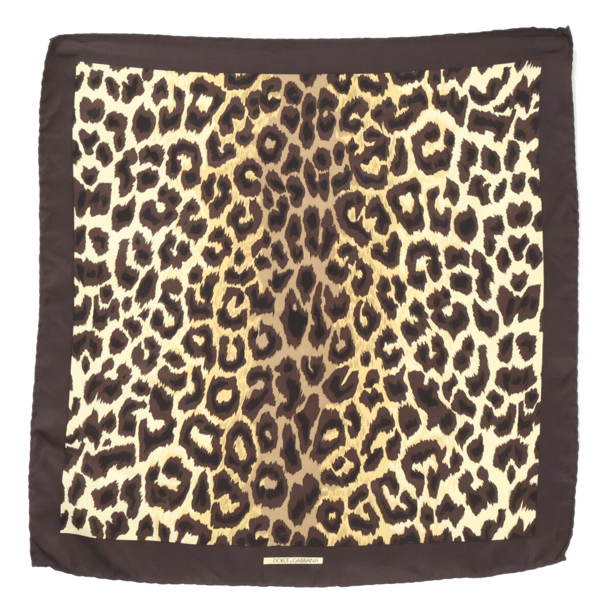 DOLCE&GABBANA ドルチェアンドガッバーナ 【美品】レオパード柄 シルク