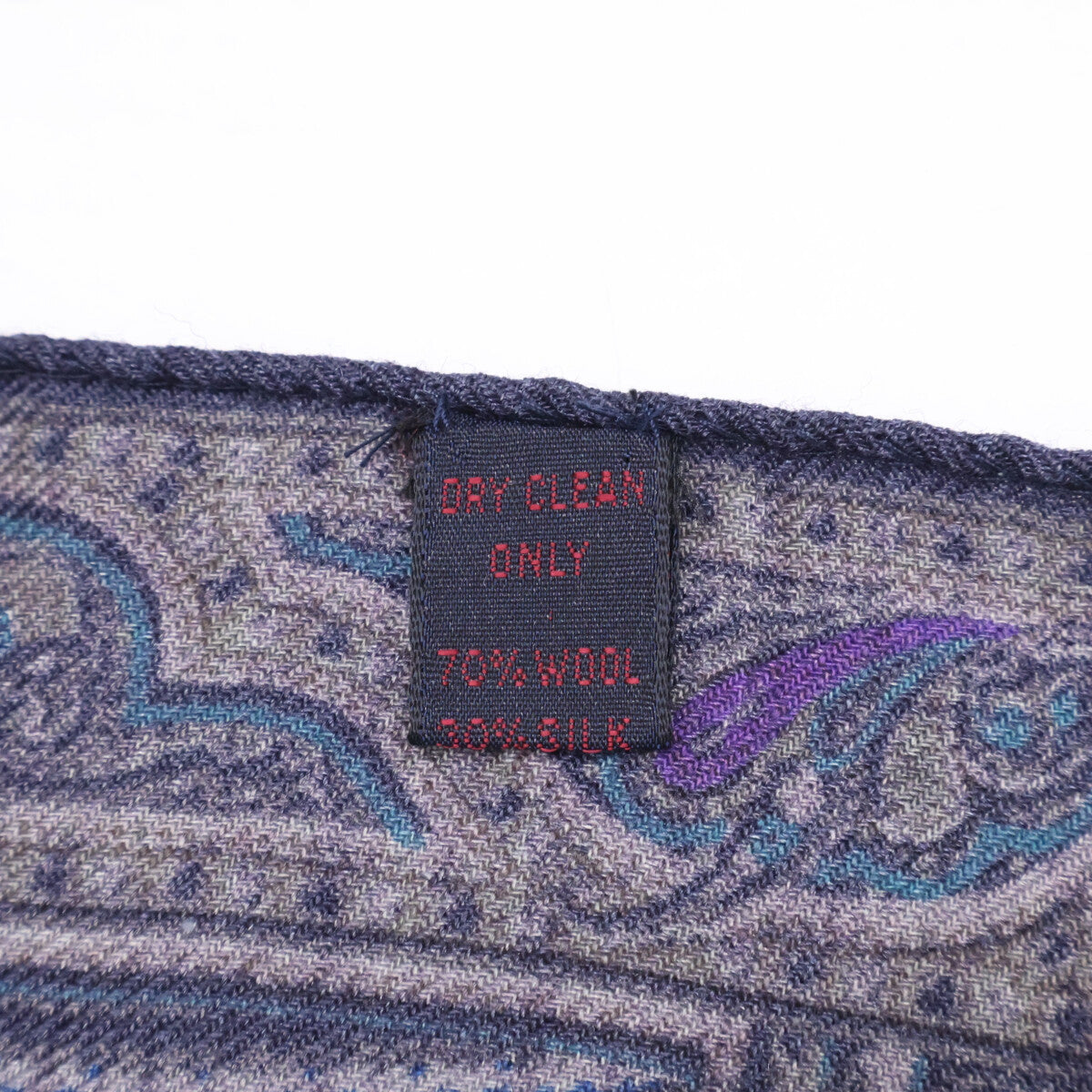 ETRO エトロ 【美品】ペイズリー柄 シルク/ウール ストール