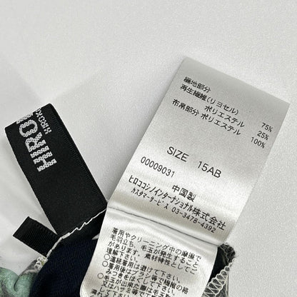 HIROKO BIS ヒロコビス グリーン サテンニットプリント ジャケット スカート 計2点 セットアップ