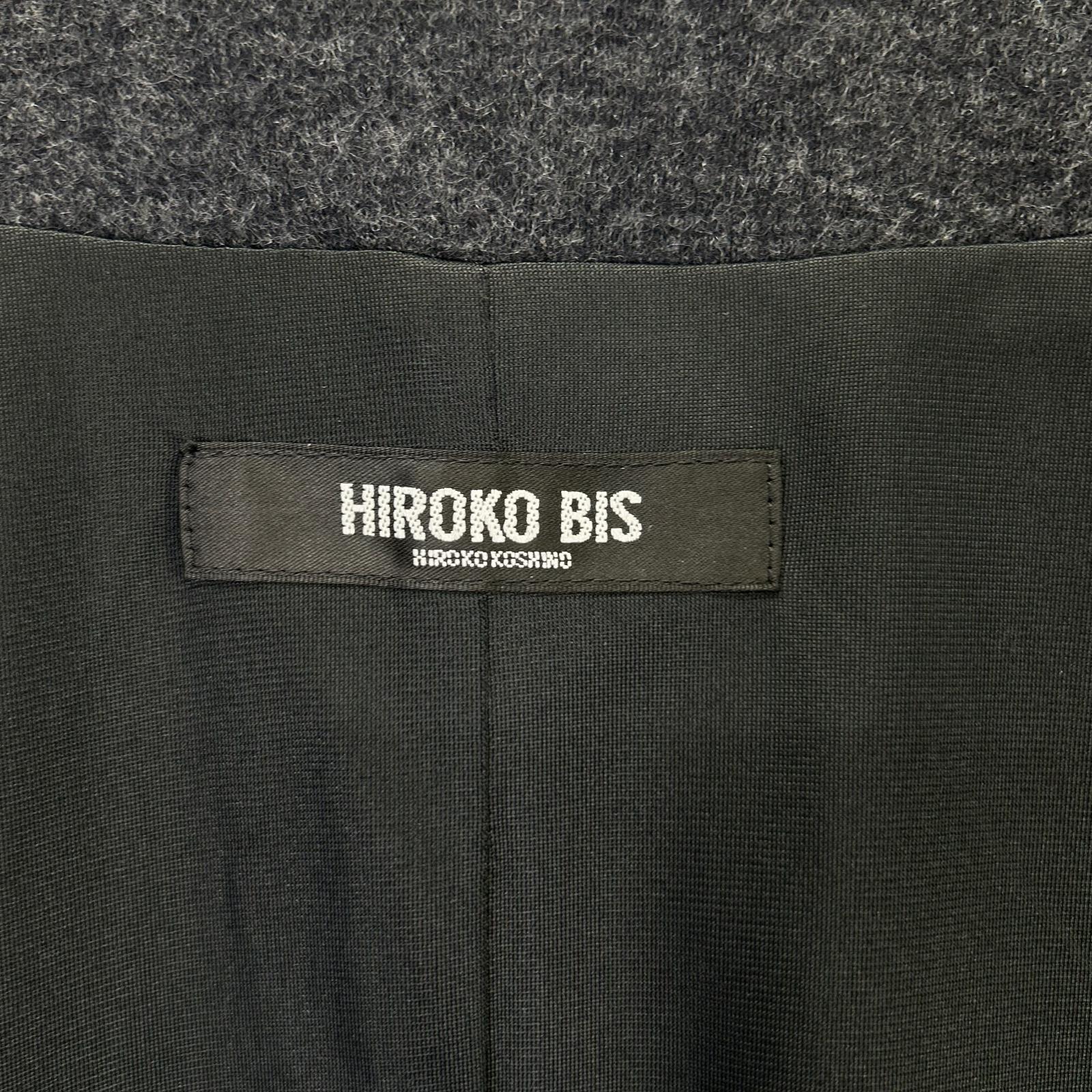 HIROKO BIS ヒロコビス RLJAK-05380 ウールジャージーノーカラージャケット ジャケット