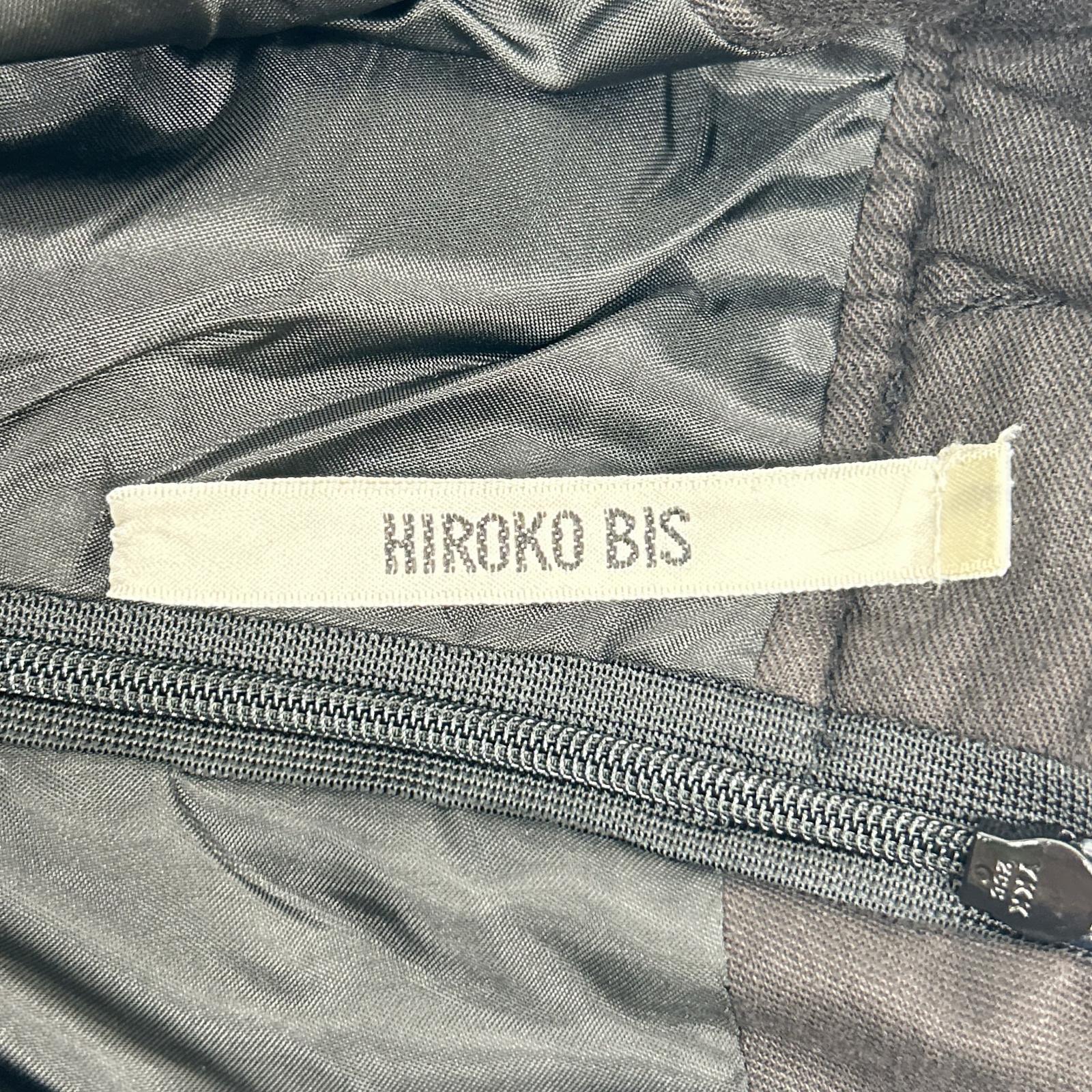 HIROKO BIS ヒロコビス RLHAV-03380 ブラック 花柄 刺繍 フレアスカート スカート