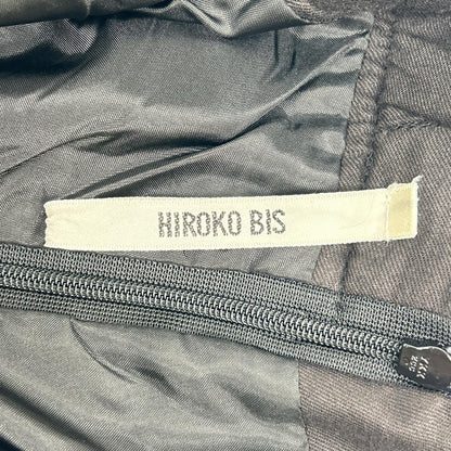 HIROKO BIS ヒロコビス RLHAV-03380 ブラック 花柄 刺繍 フレアスカート スカート