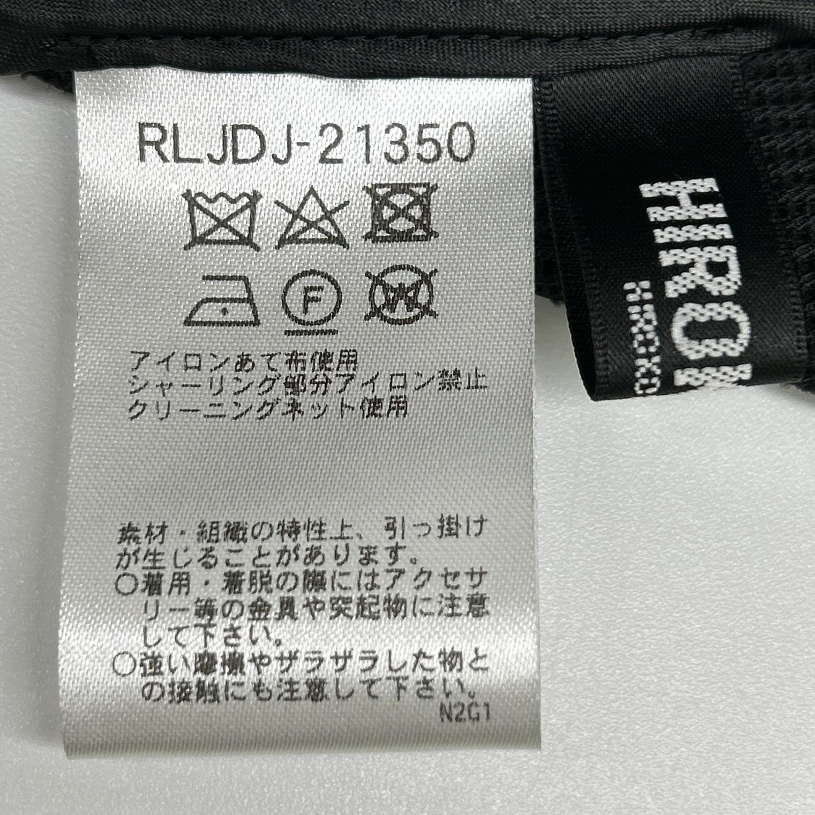 HIROKO BIS ヒロコビス RLJDJ-21350 ブラック シャーリング ノーカラー ジャケット ジャケット