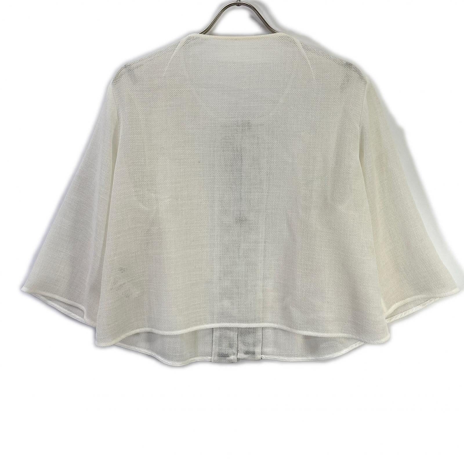 HIROKO BIS RLBGR-30290 White floral cardigan Top