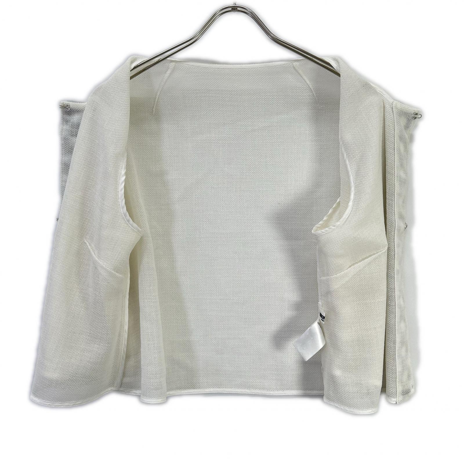 HIROKO BIS RLBGR-30290 White floral cardigan Top