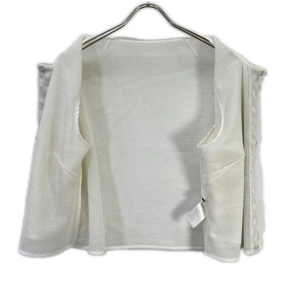 HIROKO BIS RLBGR-30290 White floral cardigan Top