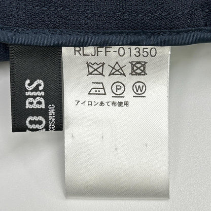 HIROKO BIS ヒロコビス RLJFF-01350 ネイビー V開きノーカラーデザインジャケット ジャケット