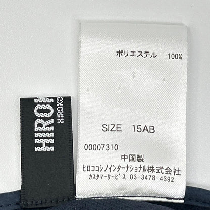 HIROKO BIS ヒロコビス RLJFF-01350 ネイビー V開きノーカラーデザインジャケット ジャケット