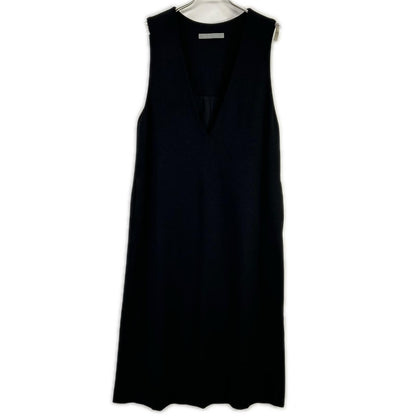theory luxe セオリーリュクス ブラック ノースリーブ ワンピース VISCOSE PONTE JADA LS ワンピース