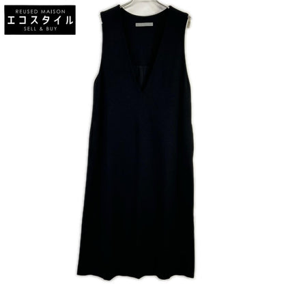 theory luxe セオリーリュクス ブラック ノースリーブ ワンピース VISCOSE PONTE JADA LS ワンピース