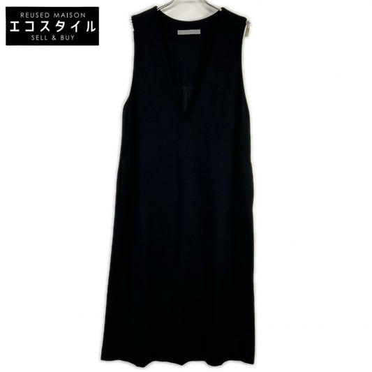 theory luxe セオリーリュクス ブラック ノースリーブ ワンピース VISCOSE PONTE JADA LS ワンピース