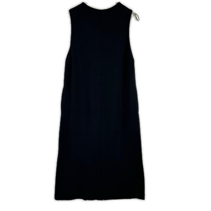 theory luxe セオリーリュクス ブラック ノースリーブ ワンピース VISCOSE PONTE JADA LS ワンピース