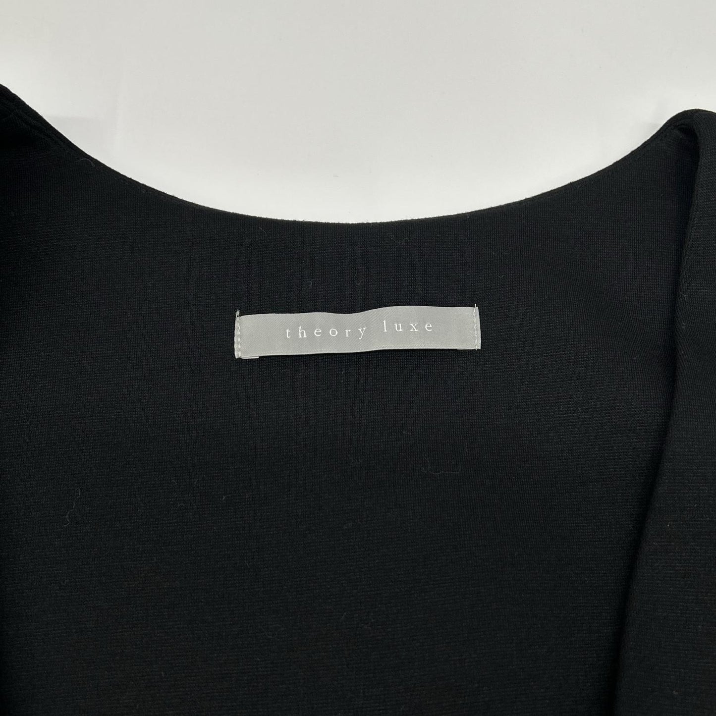 theory luxe セオリーリュクス ブラック ノースリーブ ワンピース VISCOSE PONTE JADA LS ワンピース