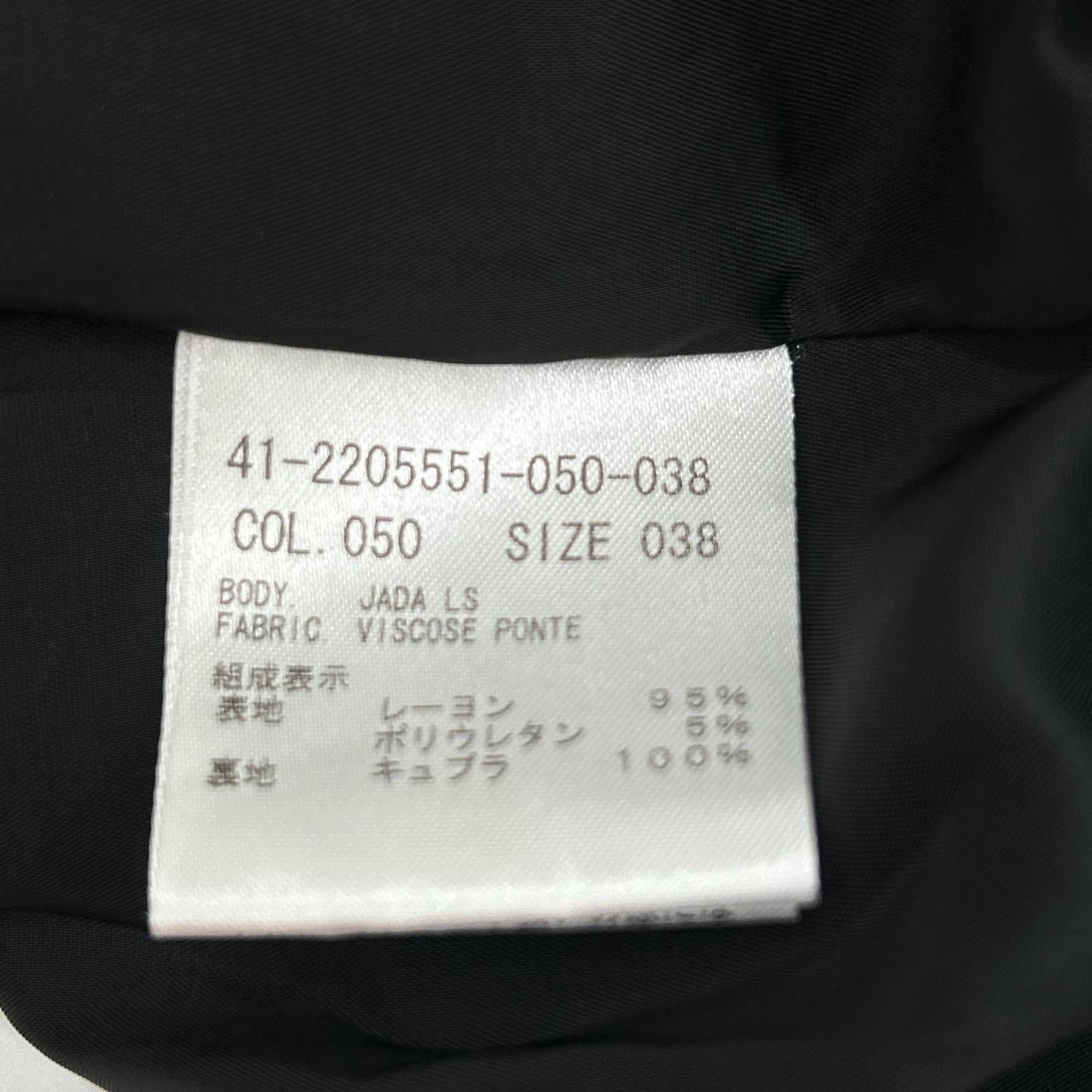 theory luxe セオリーリュクス ブラック ノースリーブ ワンピース VISCOSE PONTE JADA LS ワンピース