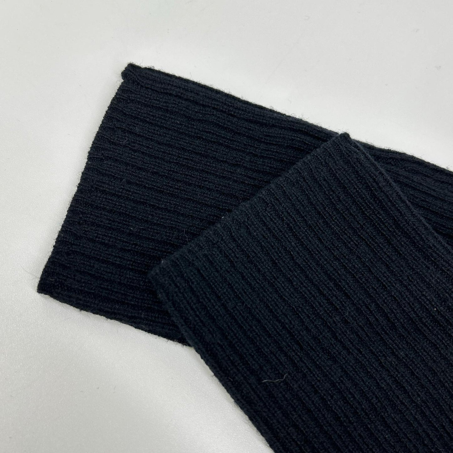 Theory セオリー ブラック カシミヤ混 ロングカーディガン CHARMANT RIB SLEEVE トップス