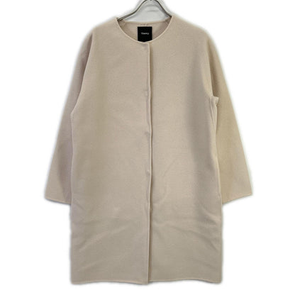 Theory セオリー アイボリー カシミヤウール NEW DIVIDE LUXE ROUND COAT DFコート コート