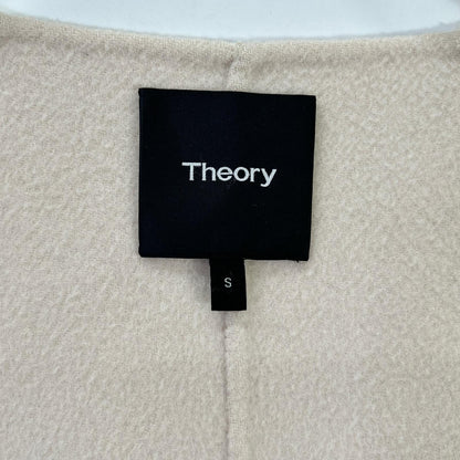 Theory セオリー アイボリー カシミヤウール NEW DIVIDE LUXE ROUND COAT DFコート コート