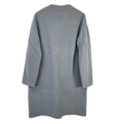 theory luxe Theory Luxe sky blue cashmere-wool MOTION MARIO coat coat