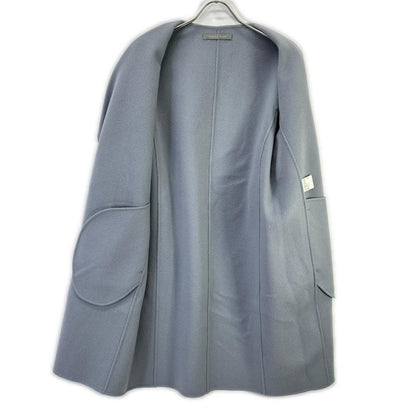 theory luxe Theory Luxe sky blue cashmere-wool MOTION MARIO coat coat