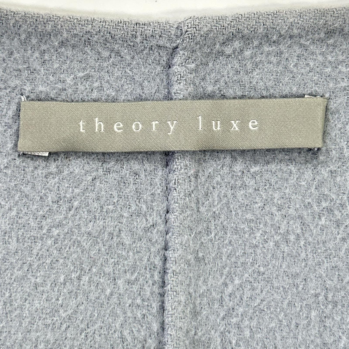 theory luxe Theory Luxe sky blue cashmere-wool MOTION MARIO coat coat
