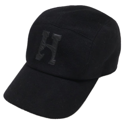 HERMES エルメス 【美品】H252049N ネヴァダ・Hシュヴァル キャップ 帽子