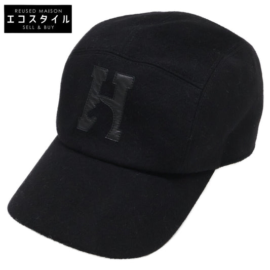HERMES エルメス 【美品】H252049N ネヴァダ・Hシュヴァル キャップ 帽子