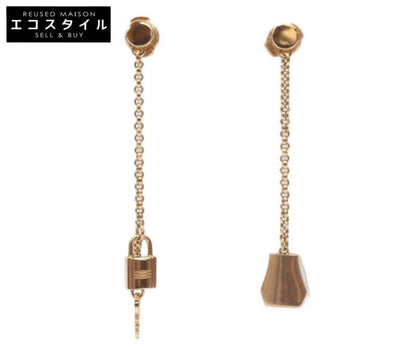 HERMES エルメス 750 ピンクゴールド ケリー・クロシェット ピアス ピアス