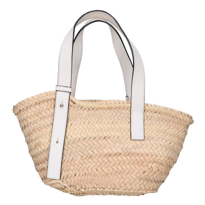 LOEWE ロエベ 【美品】バスケットバッグ スモール ヤシの葉&カーフ ハンドバッグ