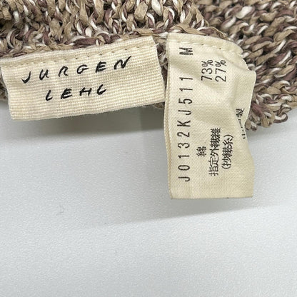 JURGEN LEHL ヨーガンレール J0132KJ511 ベージュ コットン×抄繊糸 杢 カーディガン トップス