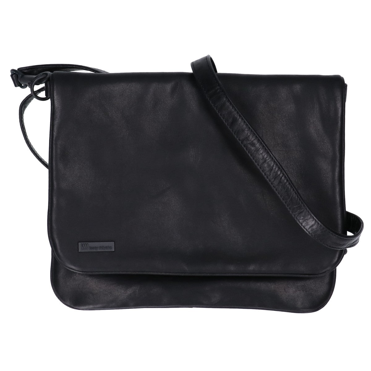 ISSEY MIYAKE イッセイミヤケ imアイム レザー フラップ ショルダーバッグ