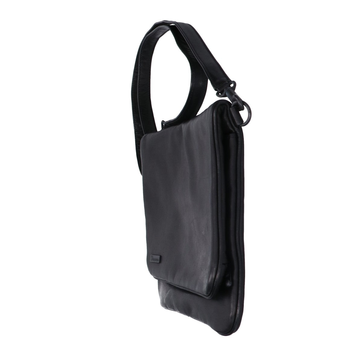 ISSEY MIYAKE イッセイミヤケ imアイム レザー フラップ ショルダーバッグ