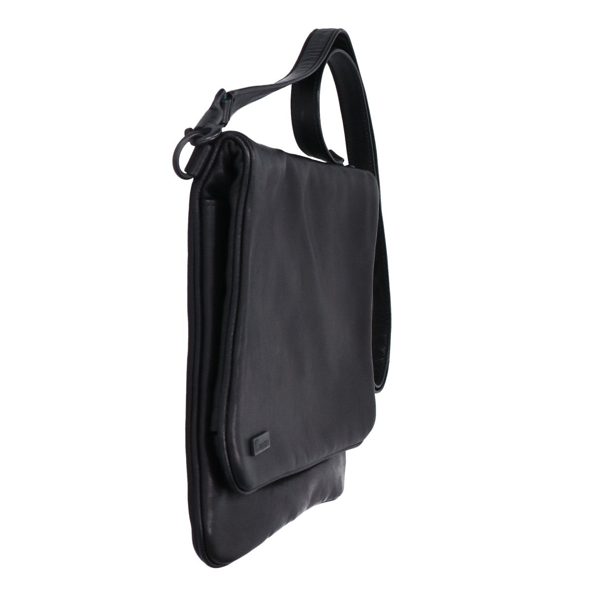 ISSEY MIYAKE イッセイミヤケ imアイム レザー フラップ ショルダーバッグ