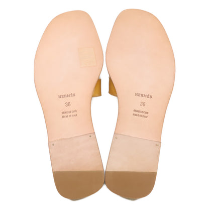 HERMES エルメス オラン パテント サンダル シューズ